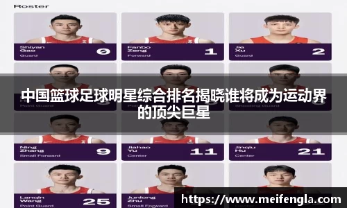 中国篮球足球明星综合排名揭晓谁将成为运动界的顶尖巨星